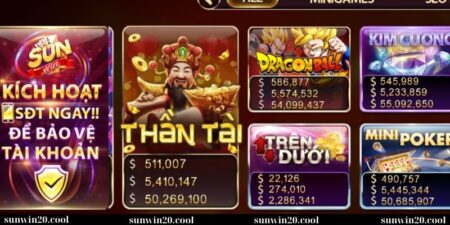Hướng dẫn rút tiền Sunwin20 siêu tốc cực chuẩn cho tân thủ 3 rút tiền